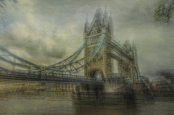 London Art Print featuring the photograph The Tower Bridge by Orkidea W.