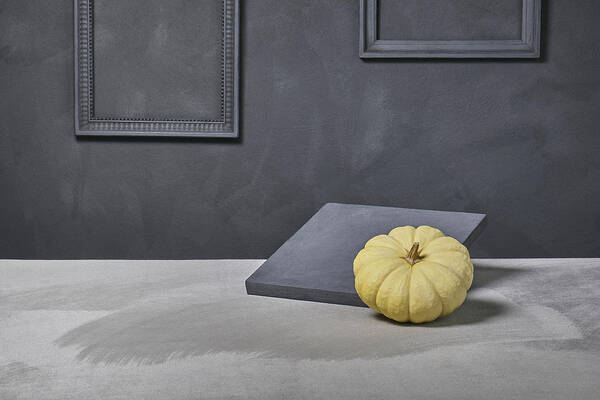 Stilllife Art Print featuring the photograph The White Pumpkin by Christophe Verot