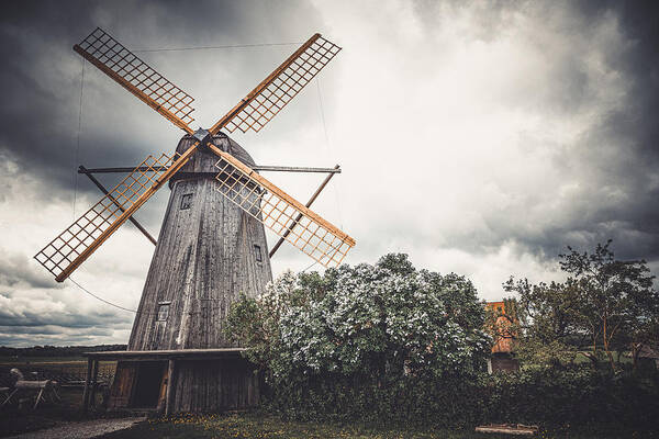 Windmill Art Print featuring the photograph The Windmill by Philippe Sainte-Laudy