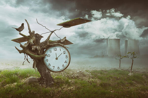 Time Art Print featuring the photograph Time Flies by Peter Cakovsky