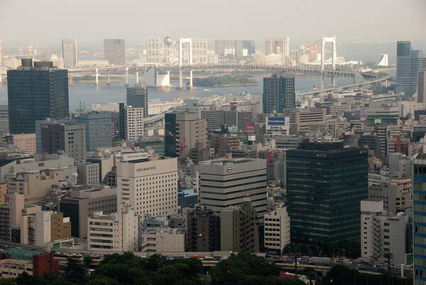 Tokyo Tower Art Print featuring the photograph Tokyo View From Tokyo Tower by Jean-françois Garbez