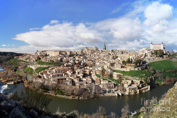 Prott Art Print featuring the photograph Toledo panorama by Rudi Prott