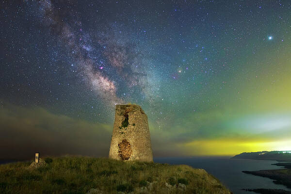 Astronomy Art Print featuring the photograph Torre Emiliano by Ralf Rohner