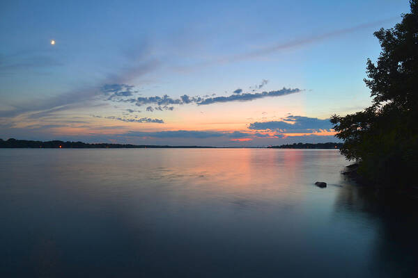 Sunset Art Print featuring the photograph Turquoise At Sunset by Sheila Kathleen Lee