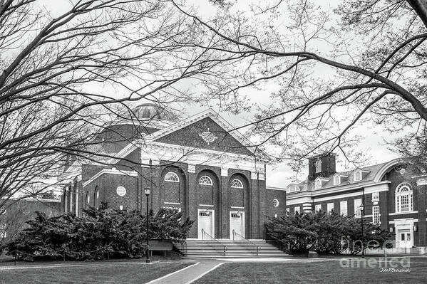 University Of Delaware Art Print featuring the photograph University of Delaware Mitchell Hall by University Icons