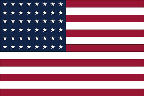 United States Art Print featuring the digital art US Flag by Robert Banach