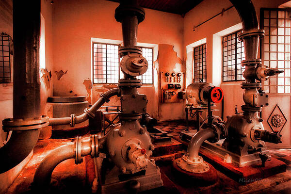 Industrial Art Print featuring the photograph Utility Industrial Research Kitchen by Micah Offman