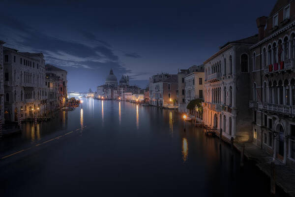 Grand Canal Art Print featuring the photograph Venice by David Lopez Garcia