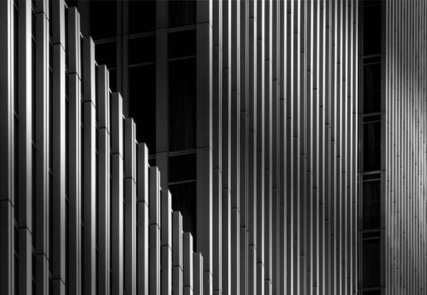 Architecture Art Print featuring the photograph Verticals With A Twist by Greetje Van Son