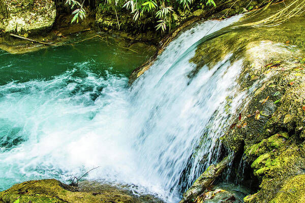 Waterfalls Art Print featuring the photograph Waterfalls in Jamaica IMG 6072 by Jana Rosenkranz