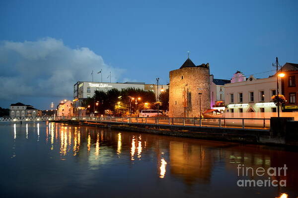 River Suir Art Print featuring the photograph Waterford City Reflections by Joe Cashin