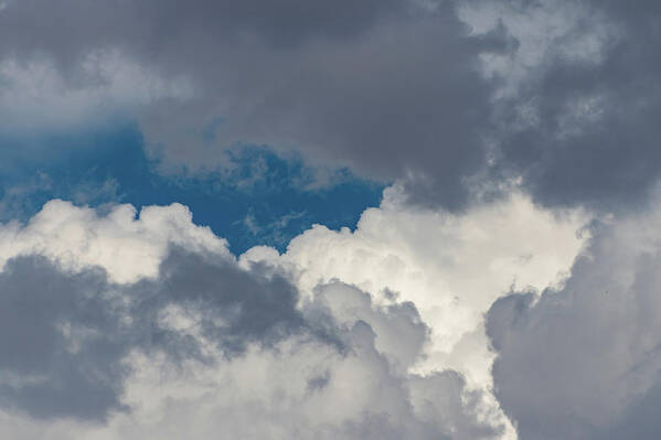 White Art Print featuring the photograph White and Gray Clouds by Douglas Killourie