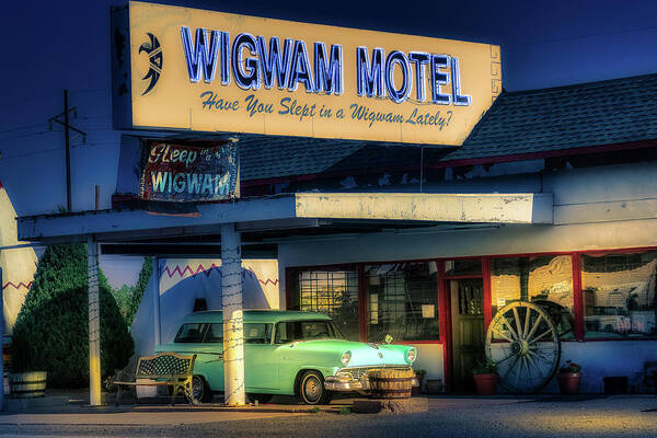 Holbrook Art Print featuring the photograph Wigwam Motel Holbrook, AZ by Micah Offman