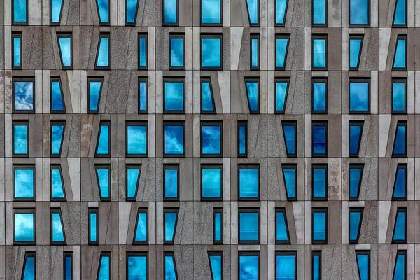 Architecture Art Print featuring the photograph Windows At Rotterdam by Anita Martin Annapileafotografie
