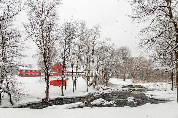 Winter Art Print featuring the photograph Winter at Fallbrook by Rod Best