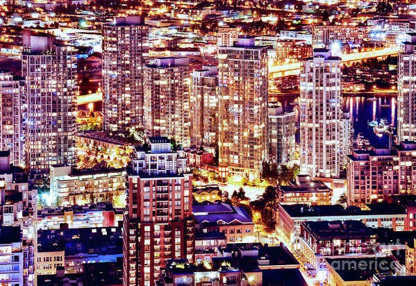 Top Artist Art Print featuring the photograph 1553 Yaletown Vancouver Downtown Cityscape Canada by Amyn Nasser