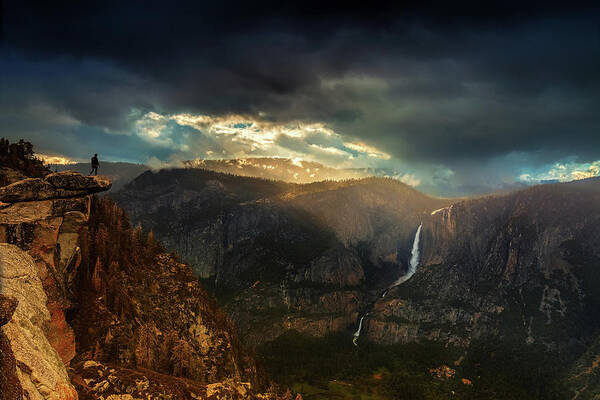 Yosemite Art Print featuring the photograph Yosemite Clearing Storm by Andrew Soundarajan