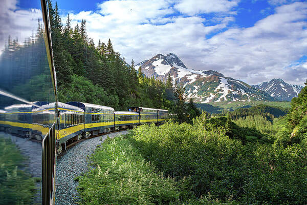 Alaska Photographs Art Print featuring the photograph Alaska Railroad #1 by Kyle Lavey