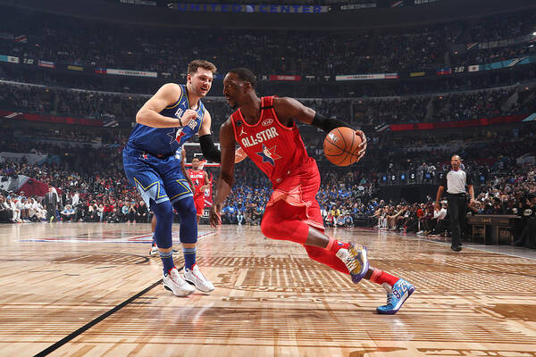 Bam Adebayo Art Print featuring the photograph Bam Adebayo #1 by Nathaniel S. Butler