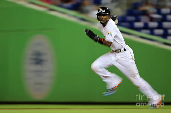 People Art Print featuring the photograph Dee Gordon by Mike Ehrmann