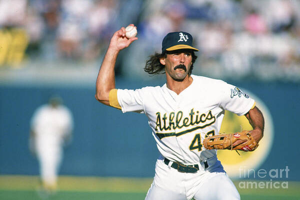 1980-1989 Art Print featuring the photograph Dennis Eckersley #1 by Ron Vesely