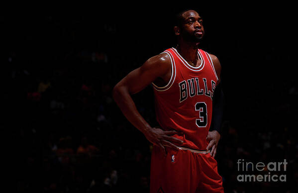 Dwyane Wade Art Print featuring the photograph Dwyane Wade #1 by Bart Young