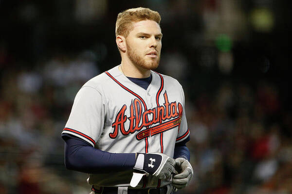 People Art Print featuring the photograph Freddie Freeman by Christian Petersen