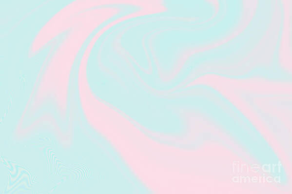 Holographic background in pastel colors. #5 Digital Art by Beautiful Things  - Pixels