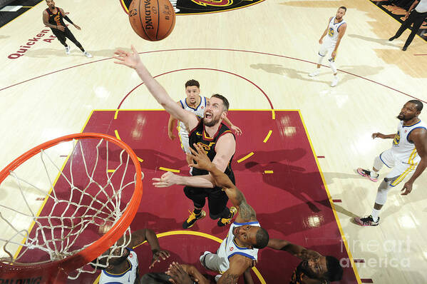 Playoffs Art Print featuring the photograph Kevin Love by Andrew D. Bernstein