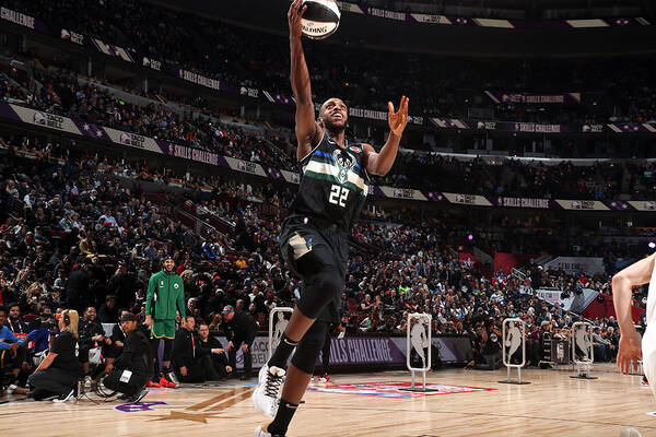 Khris Middleton Art Print featuring the photograph Khris Middleton #1 by Nathaniel S. Butler