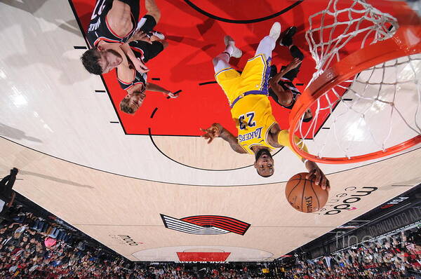 Nba Pro Basketball Art Print featuring the photograph Lebron James by Sam Forencich