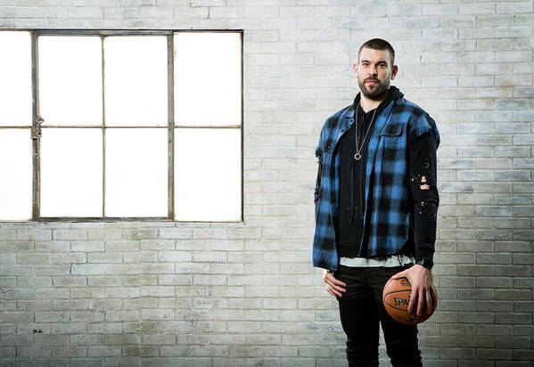 Nba Pro Basketball Art Print featuring the photograph Marc Gasol by Nathaniel S. Butler