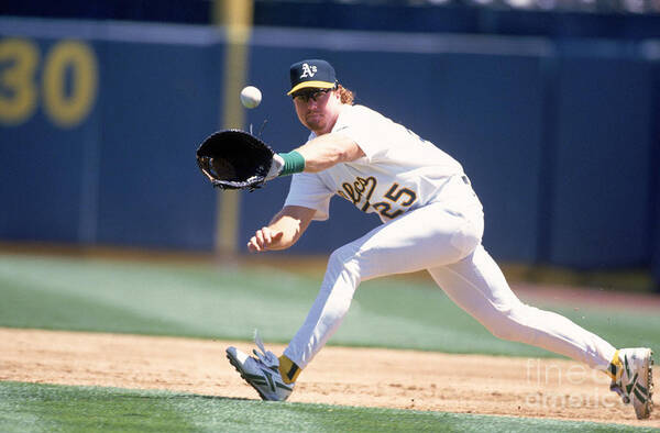 1980-1989 Art Print featuring the photograph Mark Mcgwire by Jeff Carlick