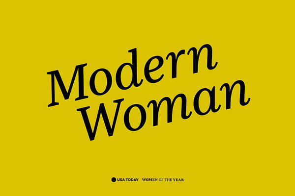 Modern Woman Black Art Print