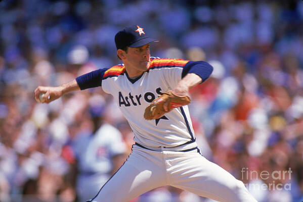1980-1989 Art Print featuring the photograph Nolan Ryan by Ron Vesely