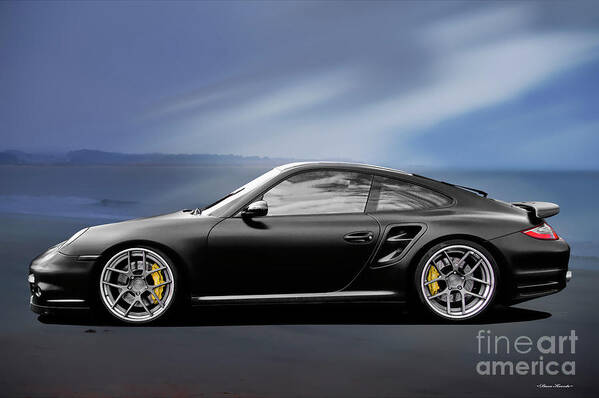 911 Porsche Coupe Art Print featuring the photograph Porsche 911 Turbo Coupe #1 by Dave Koontz