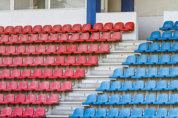 Event Art Print featuring the photograph Row Of Seats #1 by Brais Seara