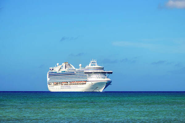 Cruise Art Print featuring the photograph Ruby Princess #1 by AE Jones