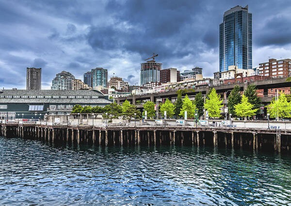 Seattle Art Print featuring the photograph The Seattle Waterfront #1 by David Patterson