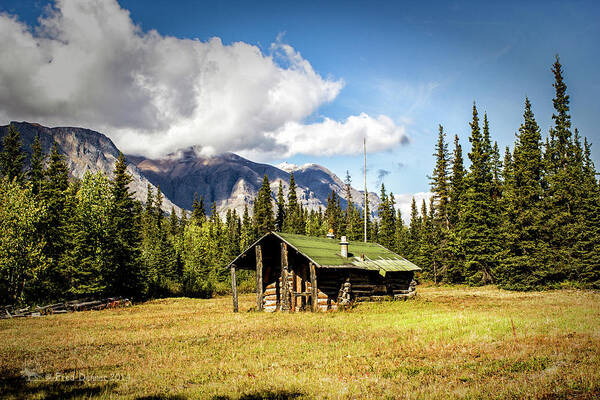 Alaska Art Print featuring the photograph Trapping Cabin by Fred Denner