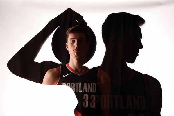 Zach Collins Art Print featuring the photograph Zach Collins #1 by Brian Babineau