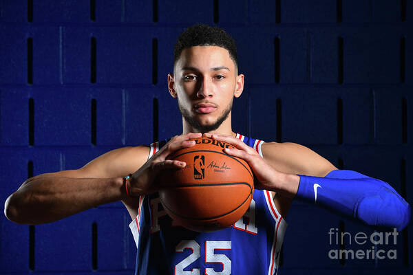 Media Day Art Print featuring the photograph Ben Simmons by Jesse D. Garrabrant