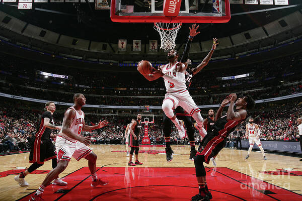 Dwyane Wade Art Print featuring the photograph Dwyane Wade by Nathaniel S. Butler