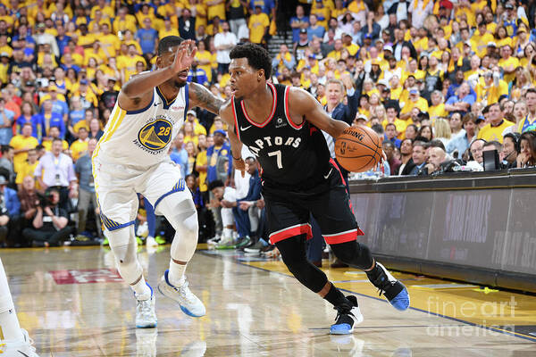 Kyle Lowry Art Print featuring the photograph Kyle Lowry by Andrew D. Bernstein