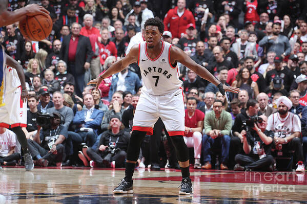 Playoffs Art Print featuring the photograph Kyle Lowry by Nathaniel S. Butler
