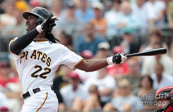 Pnc Park Art Print featuring the photograph Andrew Mccutchen by Jared Wickerham