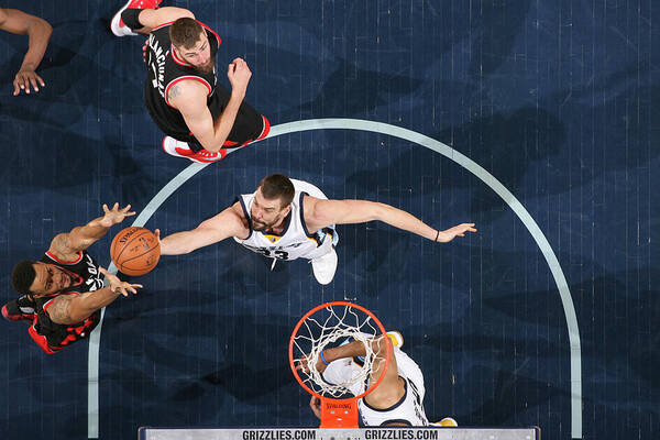 Marc Gasol Art Print featuring the photograph Marc Gasol #14 by Joe Murphy