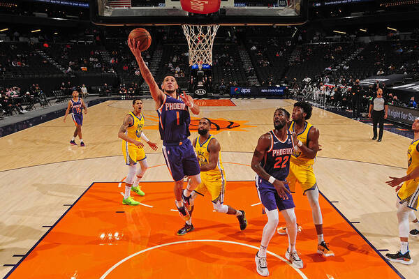 Devin Booker Art Print featuring the photograph Devin Booker #15 by Barry Gossage