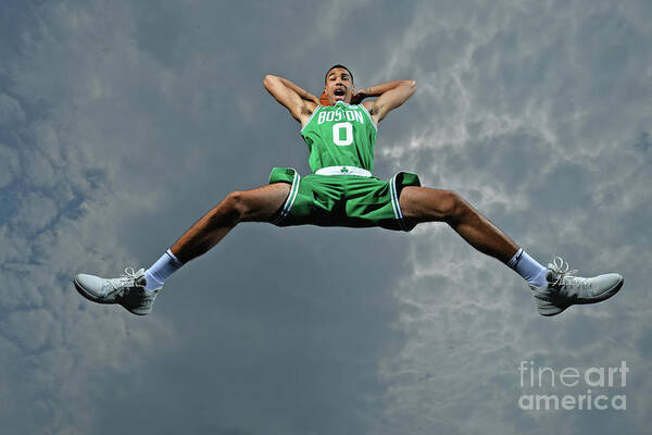 Jayson Tatum Art Print featuring the photograph Jayson Tatum #15 by Jesse D. Garrabrant