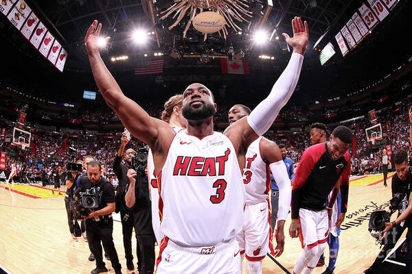 Dwyane Wade Art Print featuring the photograph Dwyane Wade #16 by Issac Baldizon